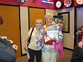 Judy & Armynta spend money in the museum gift shop